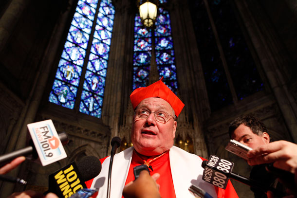 Catholic leaders, like Cardinal Timothy Dolan of New York, have been stoking fears about attacks on religious liberty, but First Amendment rights are alive and well in the United States. (AP/ Jason DeCrow)