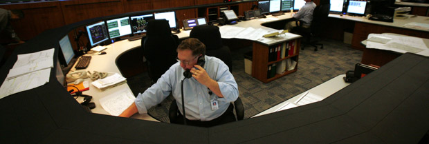 John Limburg, a system dispatcher at FirstEnergy, works in the North East Ohio System Control Center. Today we stand at the cusp of the next major transformation—one that connects the ongoing technology innovations in telecommunications and information technology with the emergence of intelligent, efficient, and cleaner energy networks.