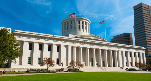 Ohio, whose state capital is pictured above, is one of the majority of states that has failed to pass a law  prohibiting employment discrimination against public  and private workers on the basis of sexual orientation and  gender identity. (iStock/Davel5957)