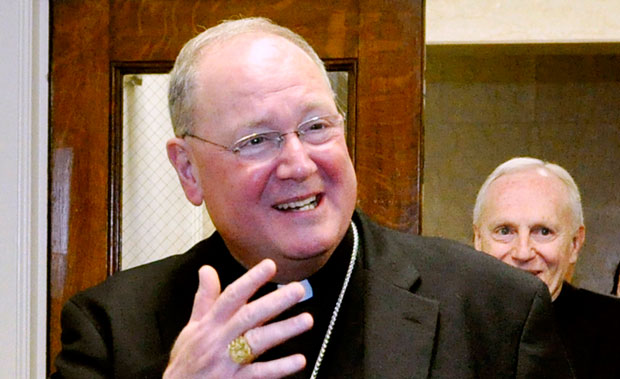 Archbishop Timothy Dolan offered his prayer at both the Republican National Convention and the Democratic National Convention this year. (AP/Stewart Cairns)