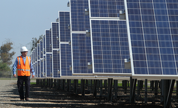 The solar industry in California has experienced significant growth over the past 15 years. Since 1995 the number of solar businesses in the state has grown by 171 percent, and total employment has jumped by 166 percent. As a point of comparison, the total number of California businesses has grown by 70 percent, and employment has increased by 12 percent. (AP/Rich Pedroncelli)