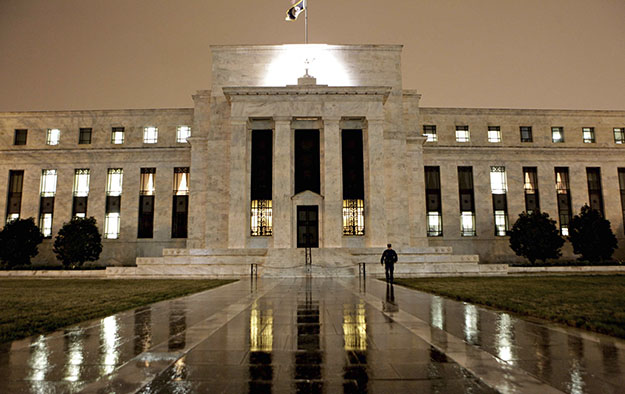 The Federal Reserve Building sits on Constitution Avenue in Washington. (AP/J. Scott Applewhite)