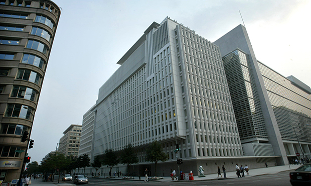 The World Bank headquarters is seen in Washington, D.C. (AP/Lawrence Jackson)