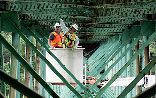 Despite the clear indispensability of assets such as highways, railroads, and drinking-water systems, policymakers in the United States have underinvested in core infrastructure for decades. (AP/Robert F. Bukaty)