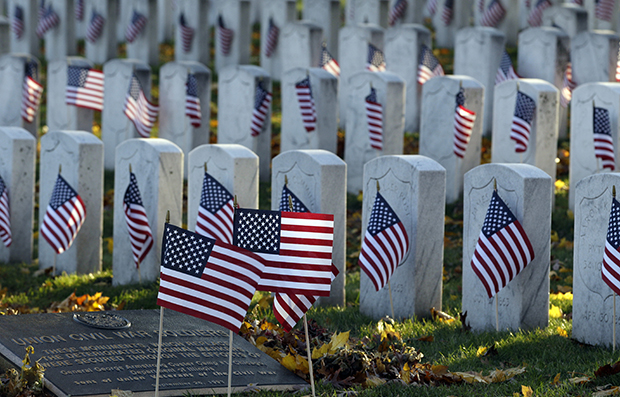 As we remember the countless sacrifices made by all veterans since our nation's founding, we thank those still serving on our behalf and keep them in our thoughts and prayers. (AP/ Nam Y. Huh)