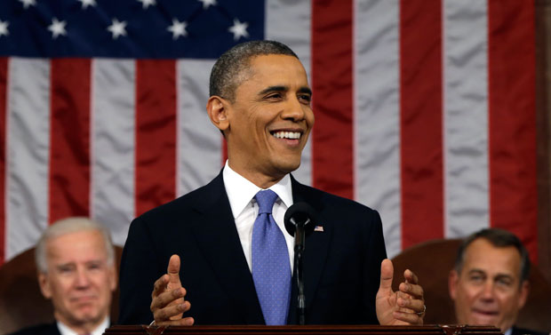 President Barack Obama delivers his State of the Union address, which mentioned raising the minimum wage from $7.25 per hour to $9 per hour. Doing so would greatly impact all workers, especially female minimum-wage earners. (AP/Charles Dharapak)