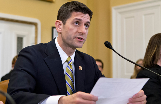 House Budget Committee Chairman Rep. Paul Ryan (R-WI), appears before the House Rules Committee to testify on his party’s budget proposal at the Capitol in Washington, Monday, March 18, 2013. (AP/J. Scott Applewhite)