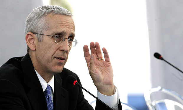 U.S. Special Envoy for Climate Change Todd Stern speaks during a press conference at the Major Economies Forum, Thursday, July 1, 2010. (AP/Riccardo De Luca)