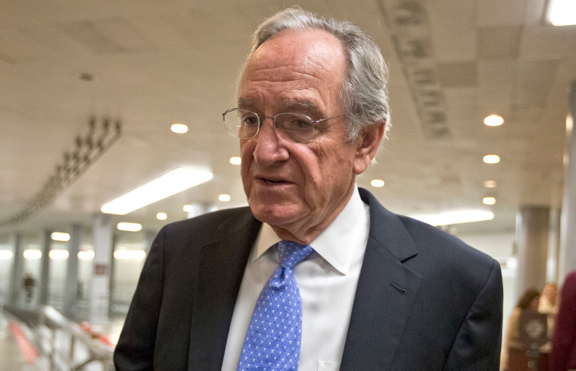 Senate Health, Education, Labor, And Pensions Committee Chairman Sen. Tom Harkin (D-IA) speaks to reporters on Capitol Hill. Sen. Harkin has promised to bring the Employment Non-Discrimination Act before the Senate for a vote. (AP/ Tom Harkin)