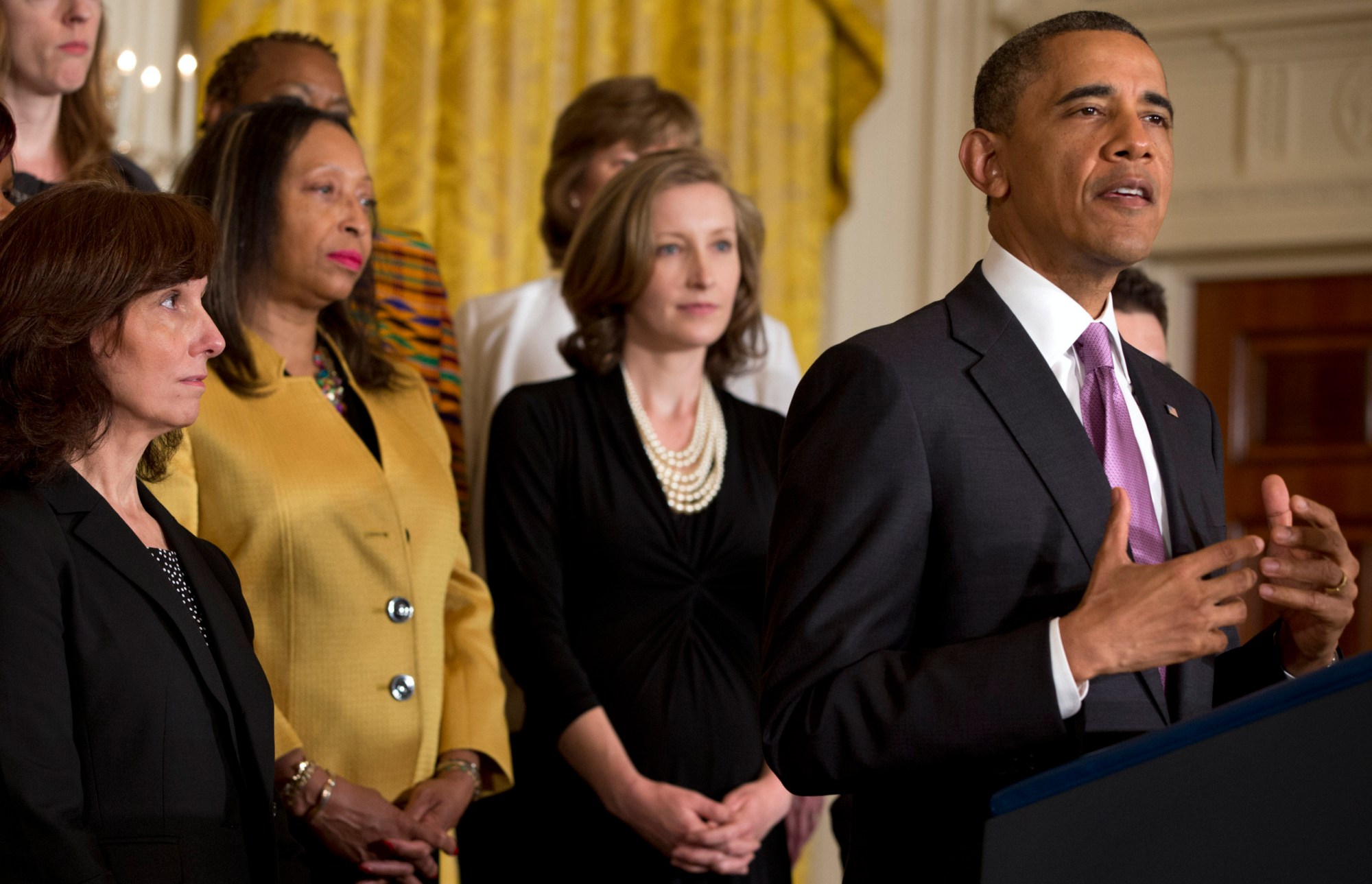 President Barack Obama speaks about the Affordable Care Act in the White House in Washington earlier this month. (AP/Jacquelyn Martin)