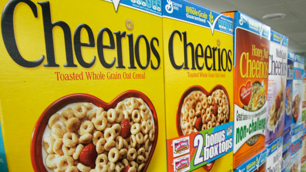 Boxes of Cheerios cereal are displayed at a Little Rock, Arkansas, grocery store. (AP/Danny Johnston)