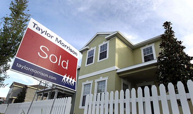 A home is shown inside the Winthrop subdivision in Riverview, Florida. (AP/Chris O'Meara)