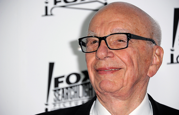 Rupert Murdoch arrives at the Twentieth Century Fox & Fox Searchlight Pictures Oscar Party at Lure, Sunday, February 24, 2013, in Los Angeles, California. (Richard Shotwell/Invision/AP)