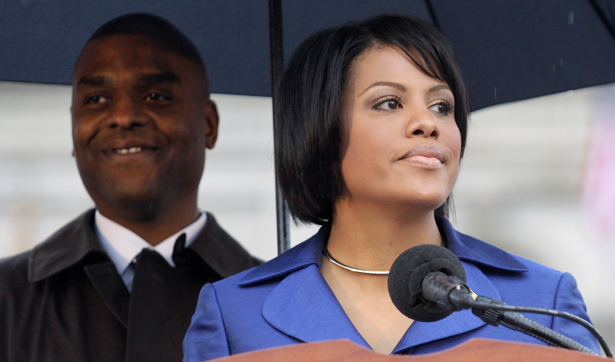 Baltimore Mayor Stephanie Rawlings-Blake speaks at her inauguration ceremony on December 6, 2011. (AP/Patrick Semansky)