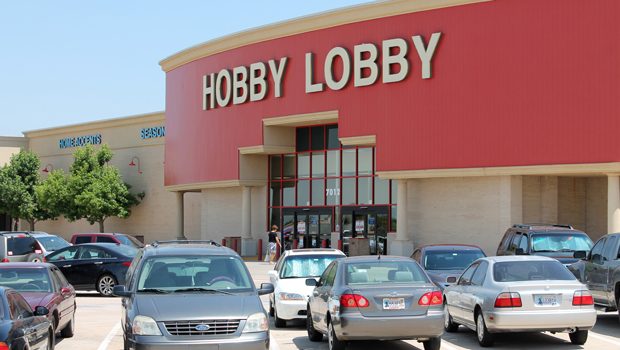 The Hobby Lobby store in Oklahoma City, Oklahoma, is pictured on June 27, 2013. (AP/Andre’ P. Kissel)