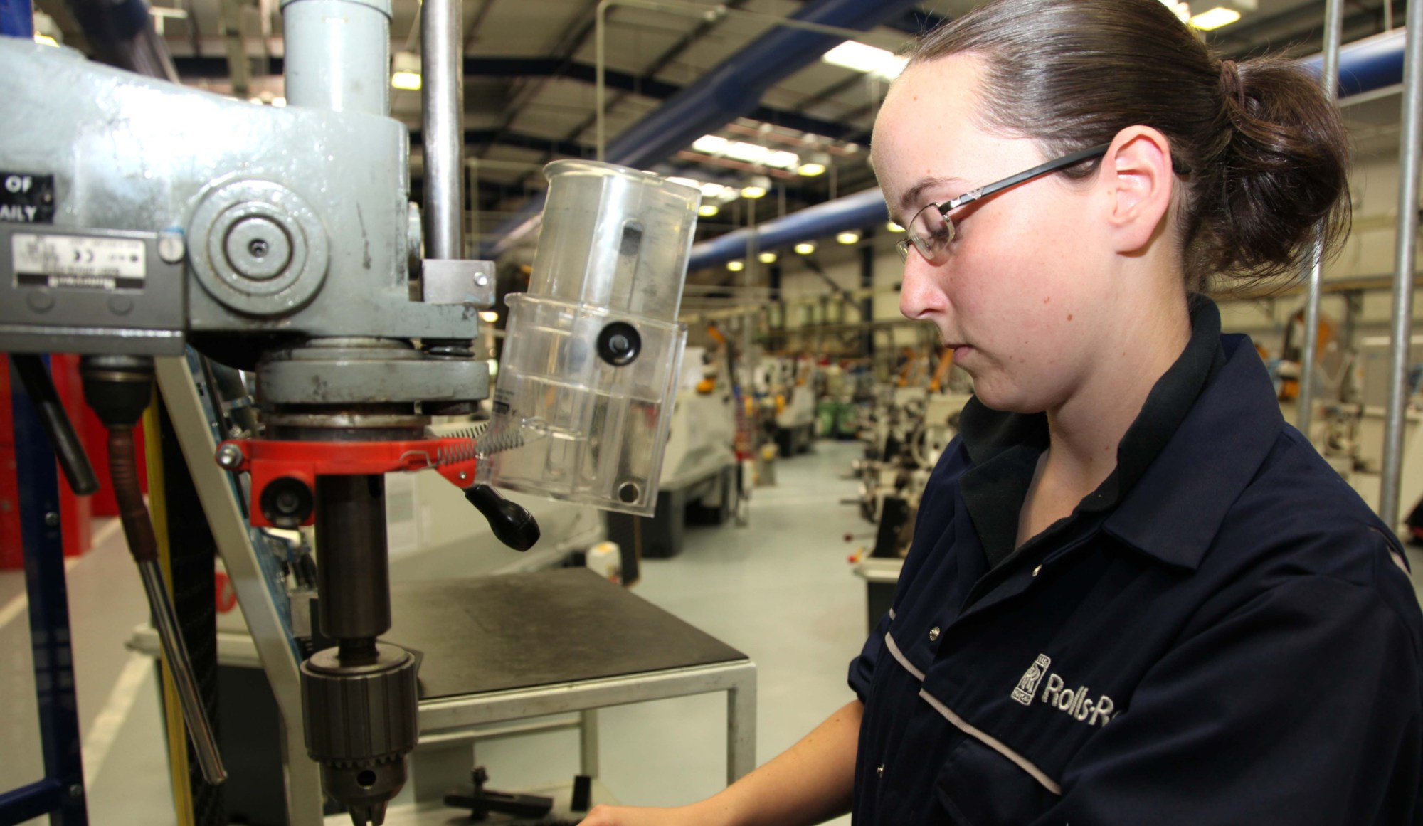 An apprentice works at a British Rolls-Royce plant. Apprenticeships can create promising new pathways for young workers to well-paying, middle-class jobs. (Flickr/Apprenticeships)