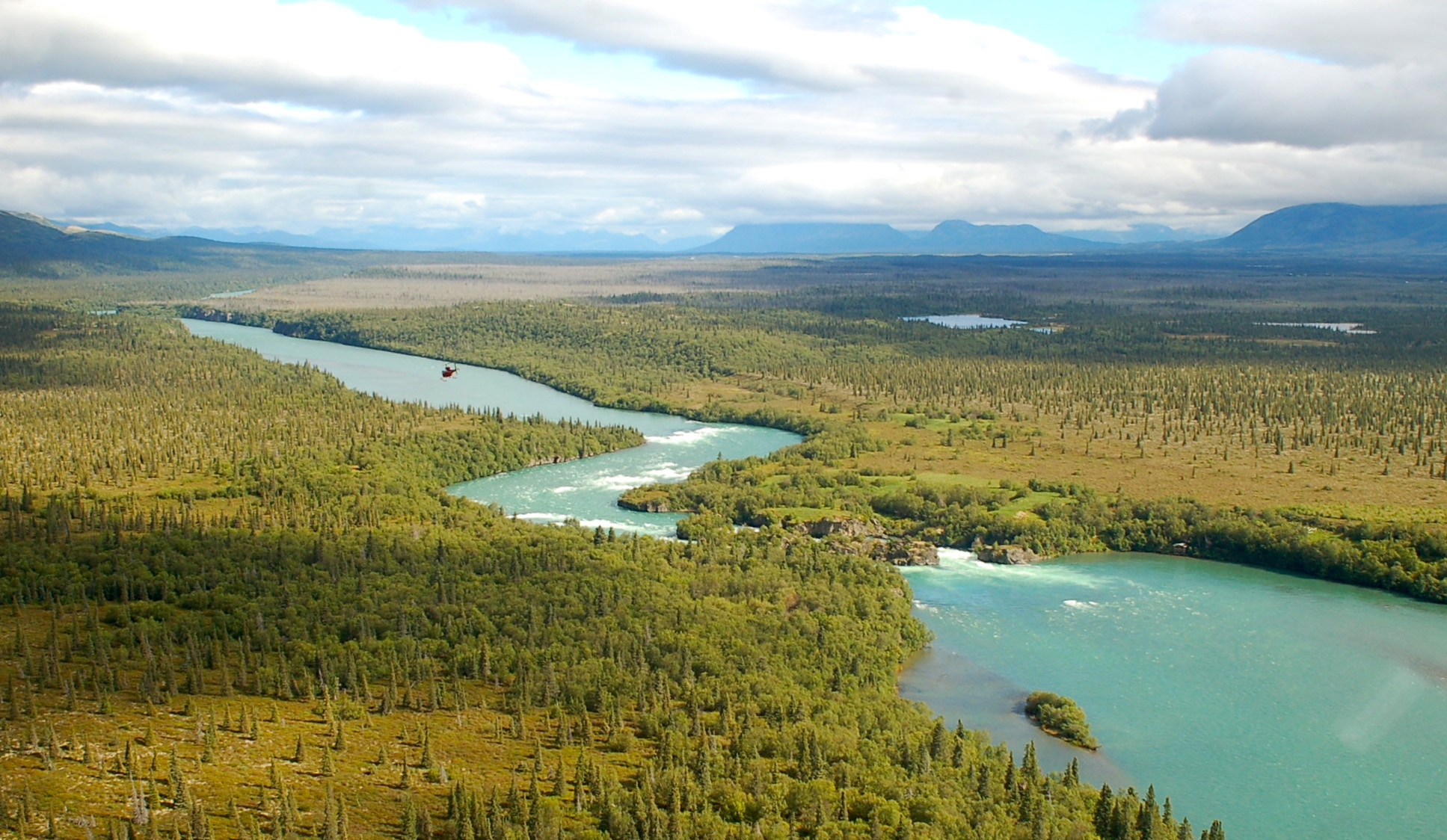 The Newhalen River runs within a few miles of the Pebble Mine site near Lake Clark National Park and Preserve. (Michael Conathan)