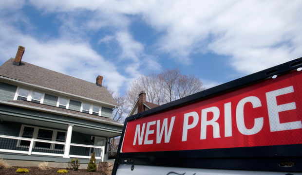 This Friday, March 21, 2014, photo shows a home for sale in Cleveland Heights, Ohio. (AP/Tony Dejak)
