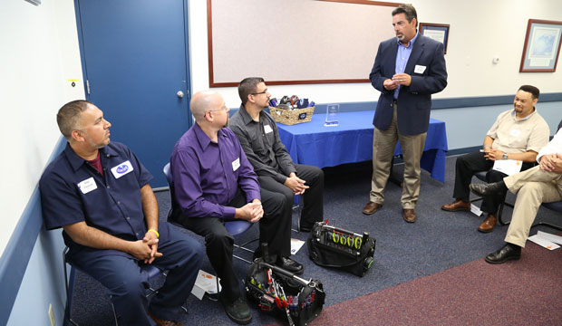 Apprentices with Ocean Spray Cranberries attend a ceremony at Gateway Technical College in Kenosha, Wisconsin. (Flickr/Gateway Technical College)