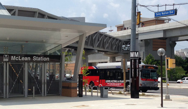 The McLean station of Metro's Silver Line on June 23 in McLean, Virginia. (AP/Matthew Barakat)