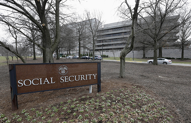 The Social Security Administration's main campus in Woodlawn, Maryland, is shown on January 11, 2013. (AP/Patrick Semansky)