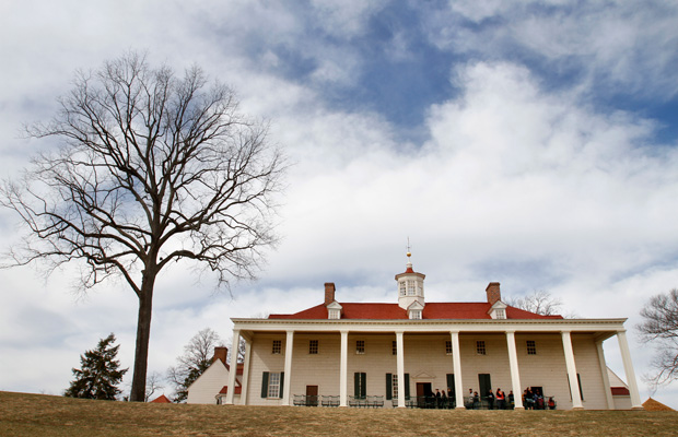 Mount Vernon, the home of America's first president, is seen in Virgina in February 2011. (AP/Jacquelyn Martin)