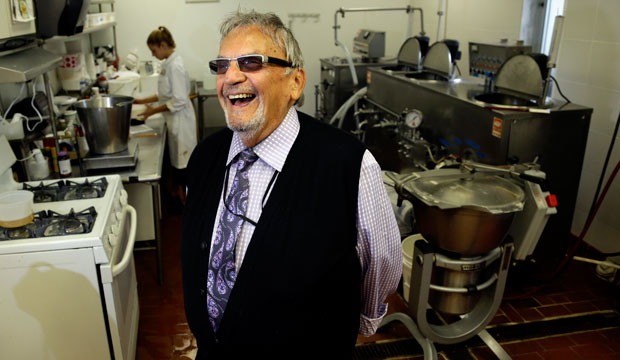 David Mintz inside his business, Tofutti, in Cranford, New Jersey, August 2013. (AP/Julio Cortez)