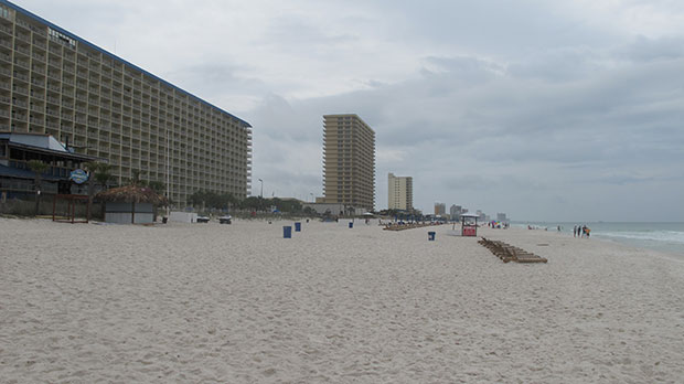 The beach in Panama City, Florida, is seen on April 12, 2015. (AP/Melissa Nelson-Gabriel)