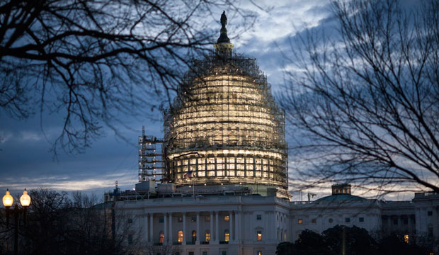 The Capitol Dome in Washington, D.C., January 12, 2016. (AP/ J. Scott Applewhite)