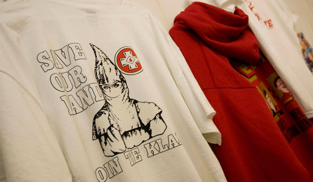 A T-shirt with the words