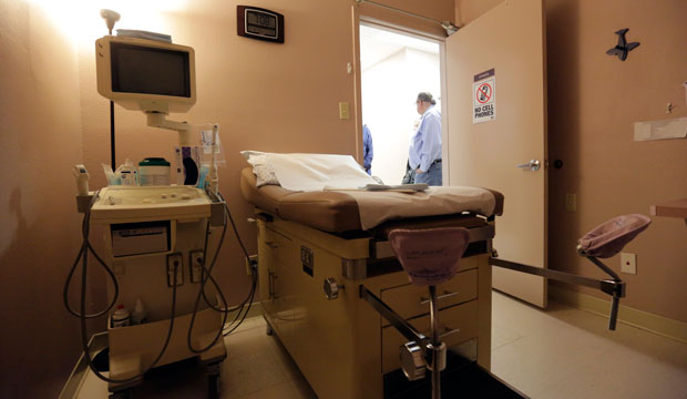 A procedure room is seen during a tour of a women's health clinic in San Antonio, Texas, on Tuesday, February 9, 2016. (AP/Eric Gay)