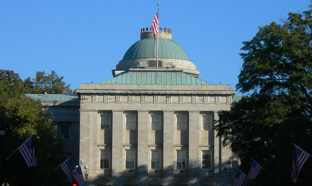 The North Carolina State Capitol stands in Raleigh on November 7, 2010. (Flickr/auvet)