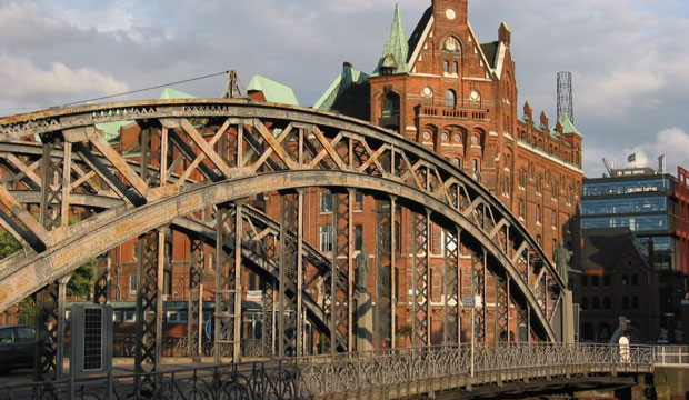 The Speicherstadt warehouse district stands in Hamburg, Germany. (Flickr/photo64)