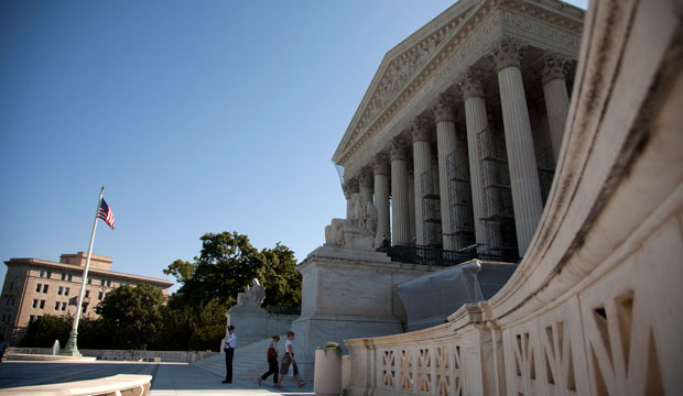 A view of the U.S. Supreme Court in Washington, June 27, 2012. (AP/Evan Vucci)