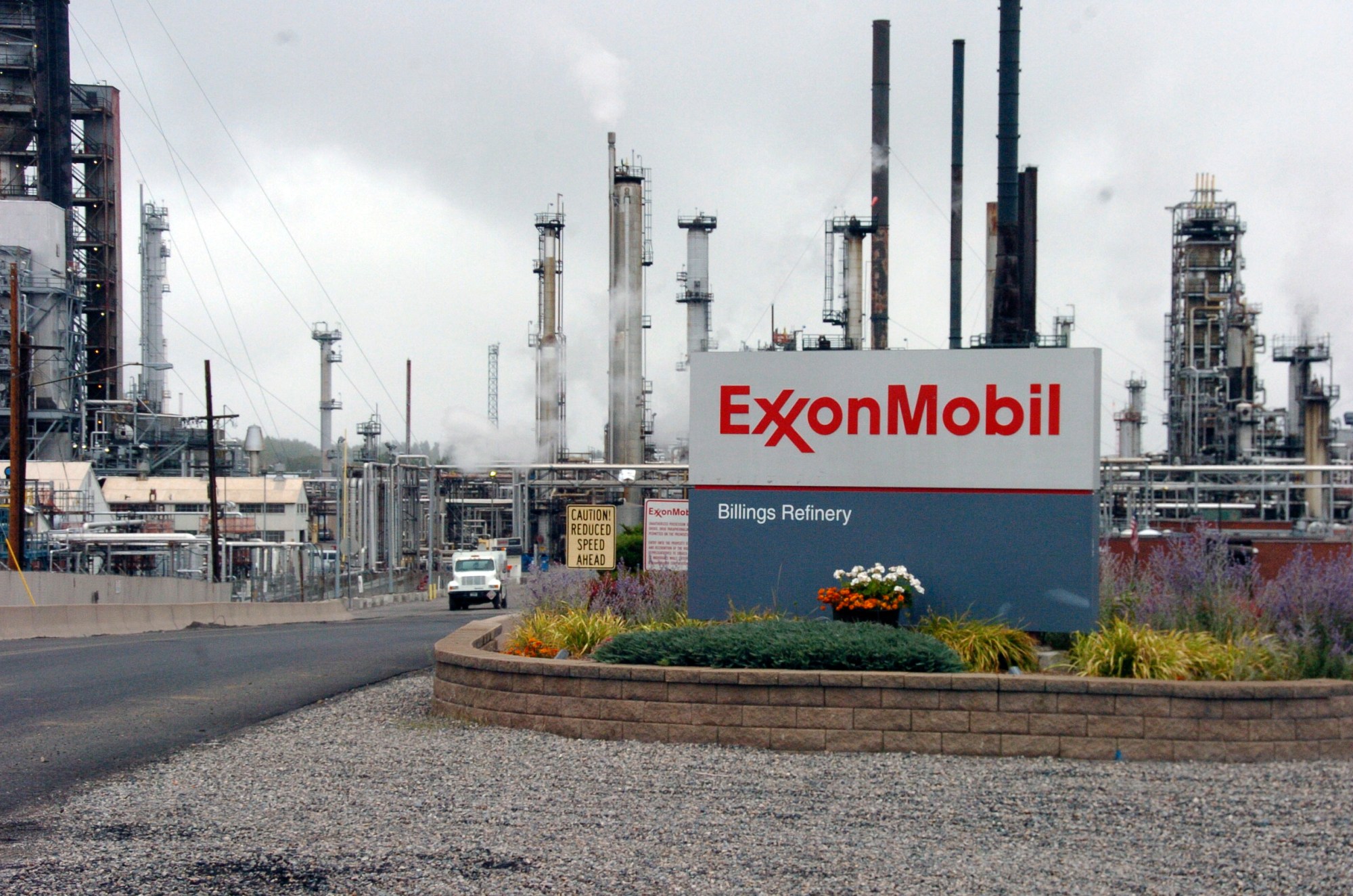 Exxon Mobil's Billings Refinery is shown in Billings, Montana, September 21, 2016. (AP/Matthew Brown)