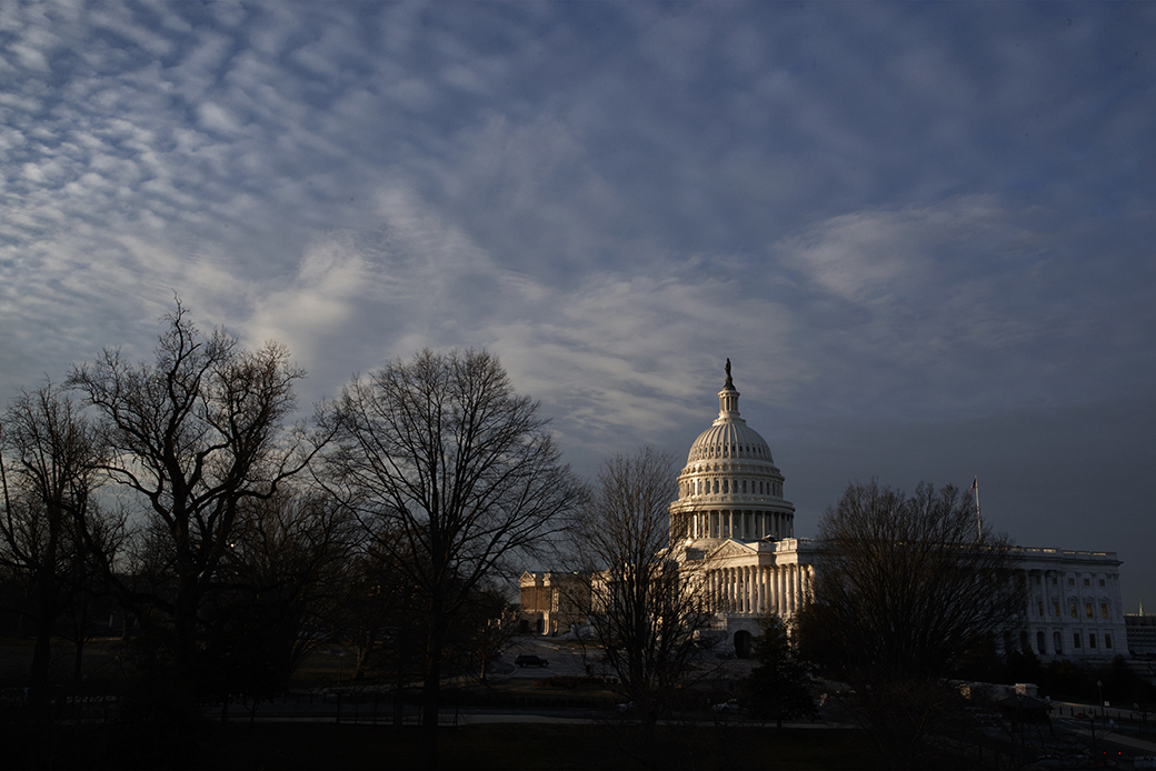 The Capitol is seen at sunup, February 17, 2017. ((AP/J. Scott Applewhite))