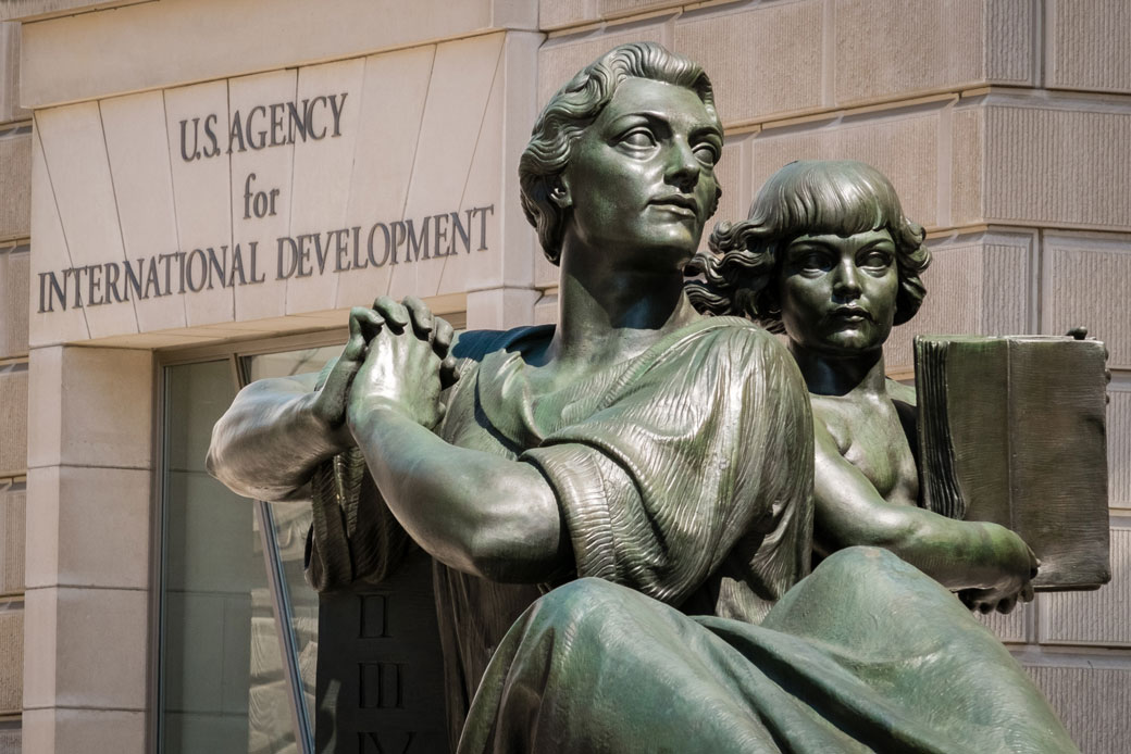 The headquarters of the U.S. Agency for International Development is seen in Washington, D.C., on April 1, 2014. (AP/J. David Ake)