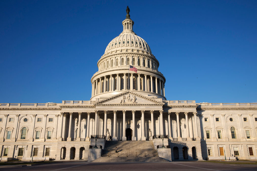 The U.S. Capitol is seen in early morning light in Washington, December 2013. (AP/Jacquelyn Martin)