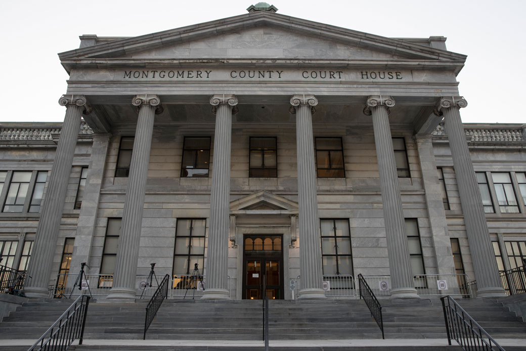 The Montgomery County Courthouse stands in Norristown, Pennsylvania, on October 24, 2016. (AP/Matt Rourke)