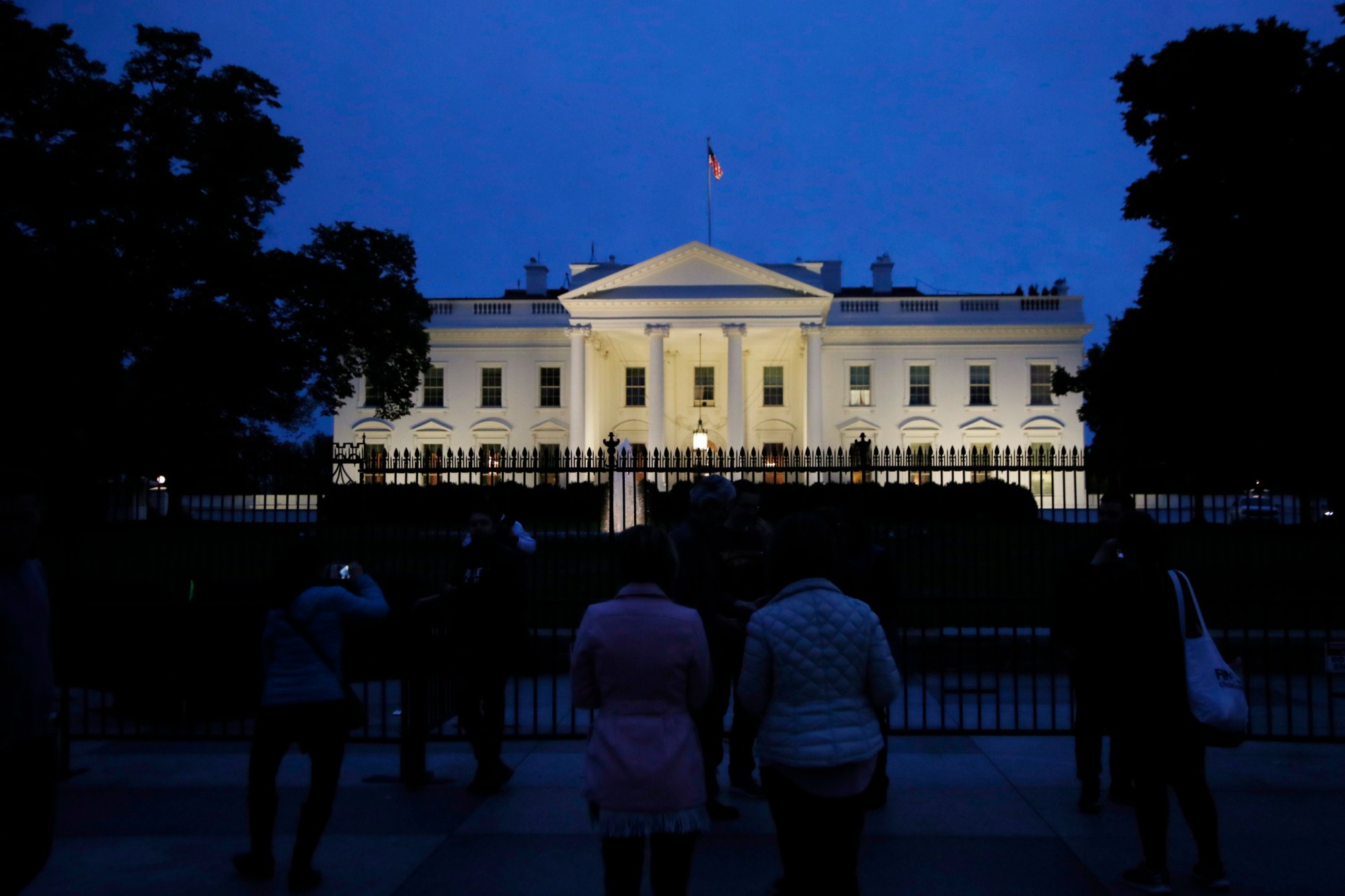 The White House is seen in Washington, April 23, 2017. ((AP/Manuel Balce Ceneta))