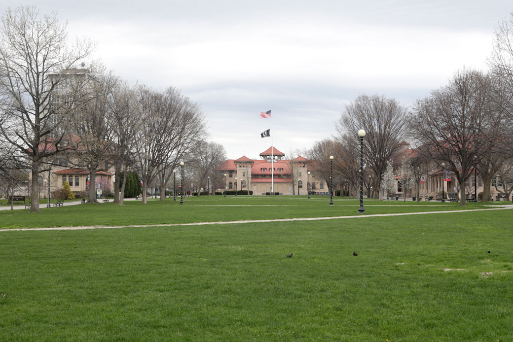 A college campus, April 2017. (AP/Frank Franklin II)