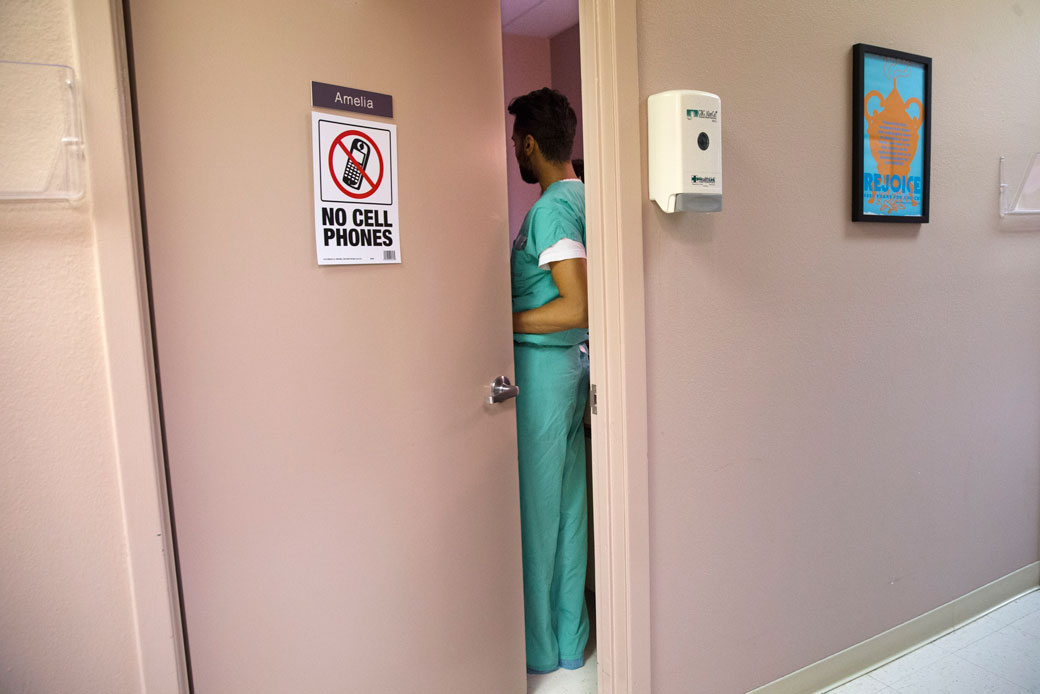 A women's health clinic in San Antonio, June 2016. (AP/Jacquelyn Martin)