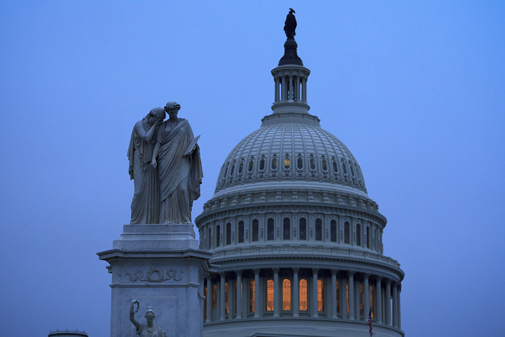 The Capitol in Washington is seen early Thursday, April 6, 2017. (AP/J. Scott Applewhite)
