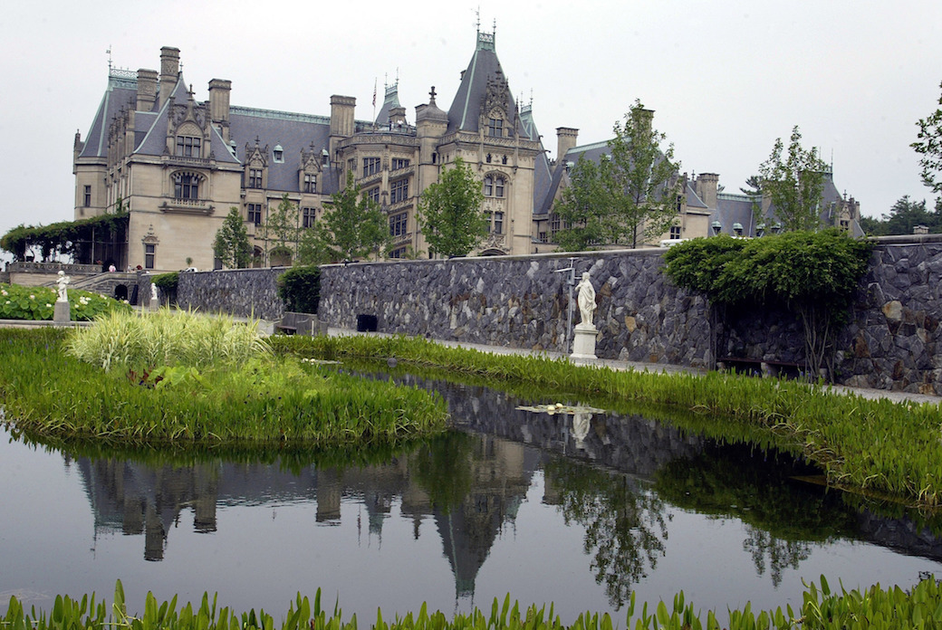 Biltmore House, a privately owned estate in Asheville, NC, harkens back to an earlier era of wealth inequality in the United States. (AP/Chuck Burton)