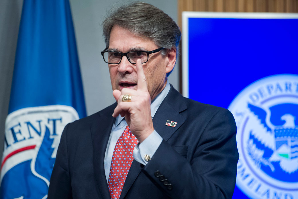 Energy Secretary Rick Perry, September 2017. (AP/Cliff Owen)