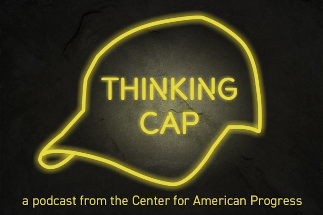 (The Thinking CAP podcast logo, a yellow neon cap against a black background with the word
