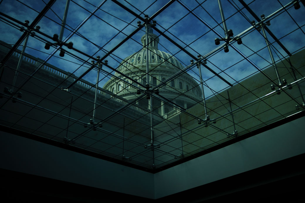 A view of the U.S. Capitol dome, January 2018. (Getty/Drew Angerer)