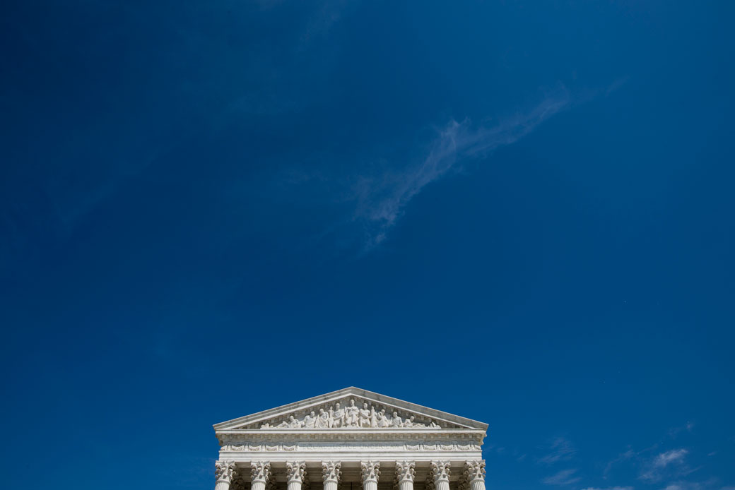 U.S. Supreme Court building in Washington, April 2018. (Getty/Bill Clark)