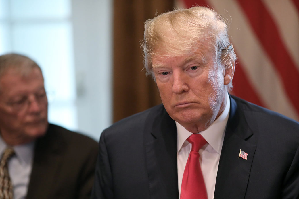 U.S. President Donald Trump in the Cabinet Room of the White House in Washington, D.C., on June 20, 2018. (Getty/Win McNamee)