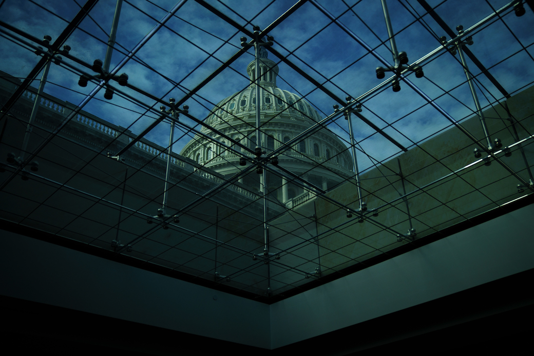 A view of the U.S. Capitol dome, January 2018. (Getty/Drew Angerer)